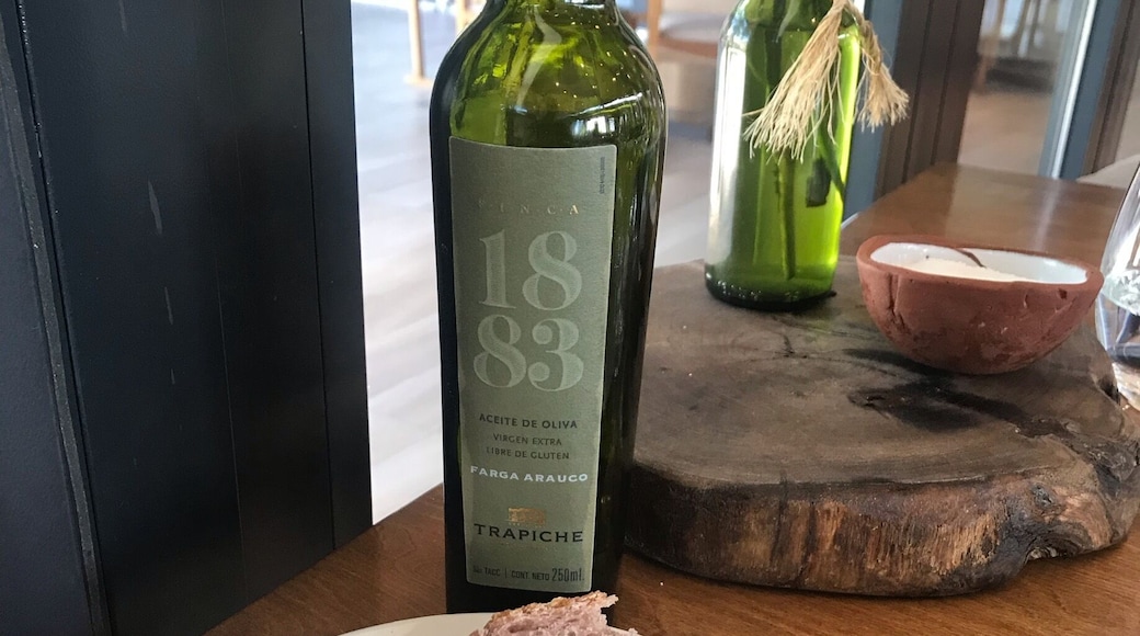 The most incredible meal I’ve had in years! Three courses, menu options, and individual wine pairings for each option. Service, food, and their own olive oil (grown and processed on premises) all matched the caliber of the wine served at this vineyard.