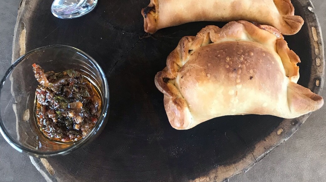 The most incredible meal I’ve had in years! Three courses, menu options, and individual wine pairings for each option. Service, food, and their own olive oil (grown and processed on premises) all matched the caliber of the wine served at this vineyard.