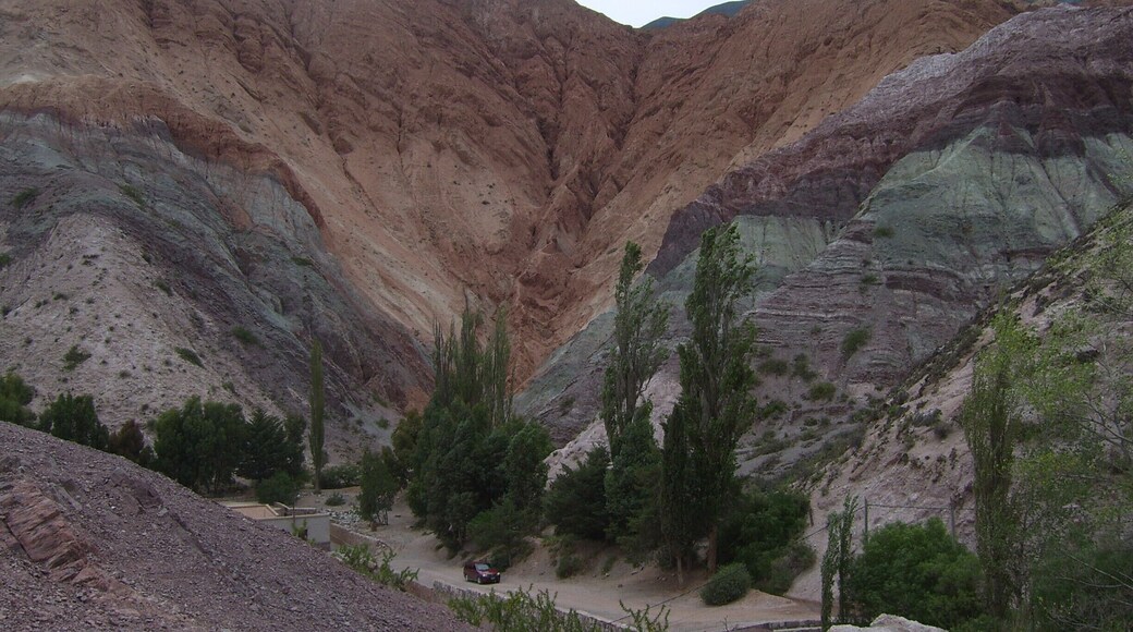 Cerro de los Siete Colores in Purmamarca, Argentina takes its name from the unique colors created by different mineral deposits in the area.