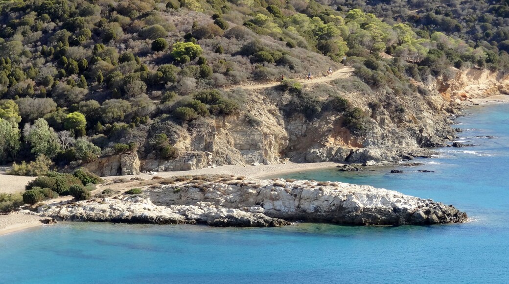Strand Su Portu (Spiaggia Su Portu), Gemeinde Domus de Maria, Sardinien, Italien
