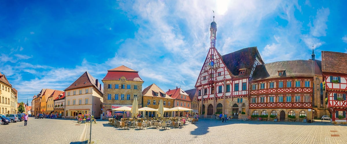 Rathaus von Forchheim in Franken, Bayern