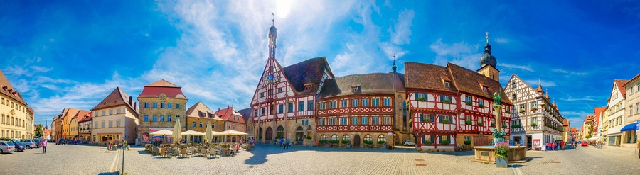 Rathaus von Forchheim in Franken, Bayern