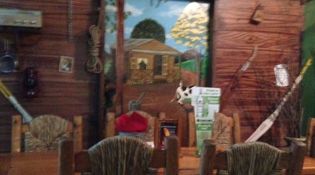 Inside the place! Just like be in the past, like the name of the place said "Raíces" our Roots!