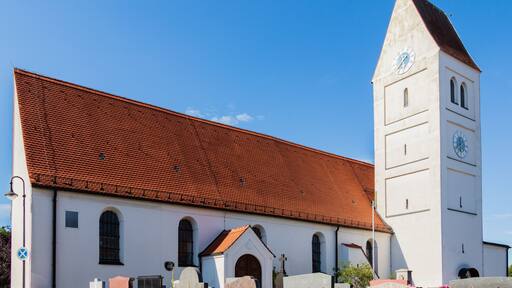 Municipal Germering, District Fürstenfeldbruck, Upper Bavaria, Germany: Catholic Church, Kirche St. Jakob