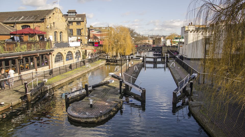 The neighbourhood of Camden in London, England.
