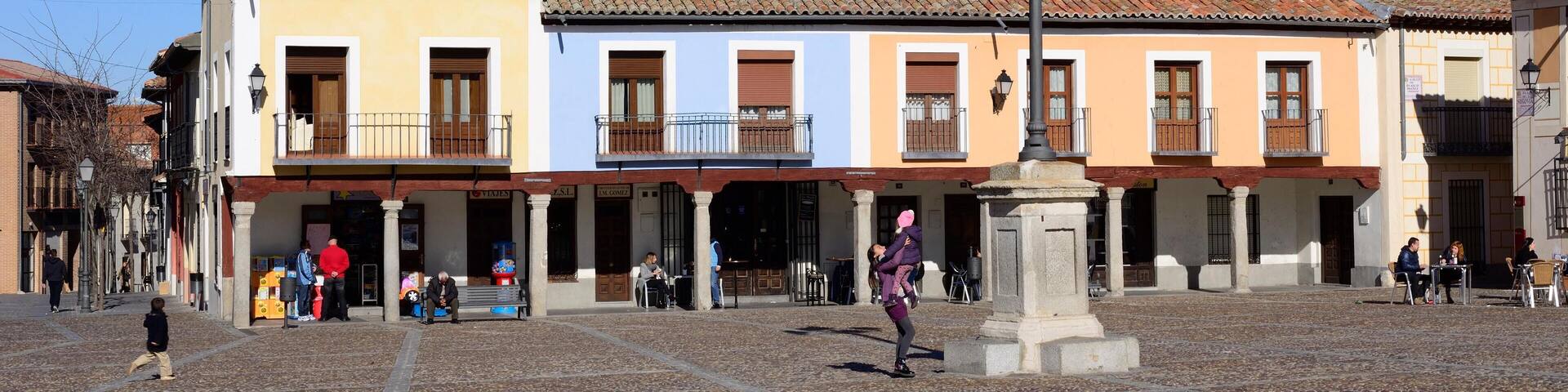 Segovia´s square in Navalcarnero, Madrid, Spain.