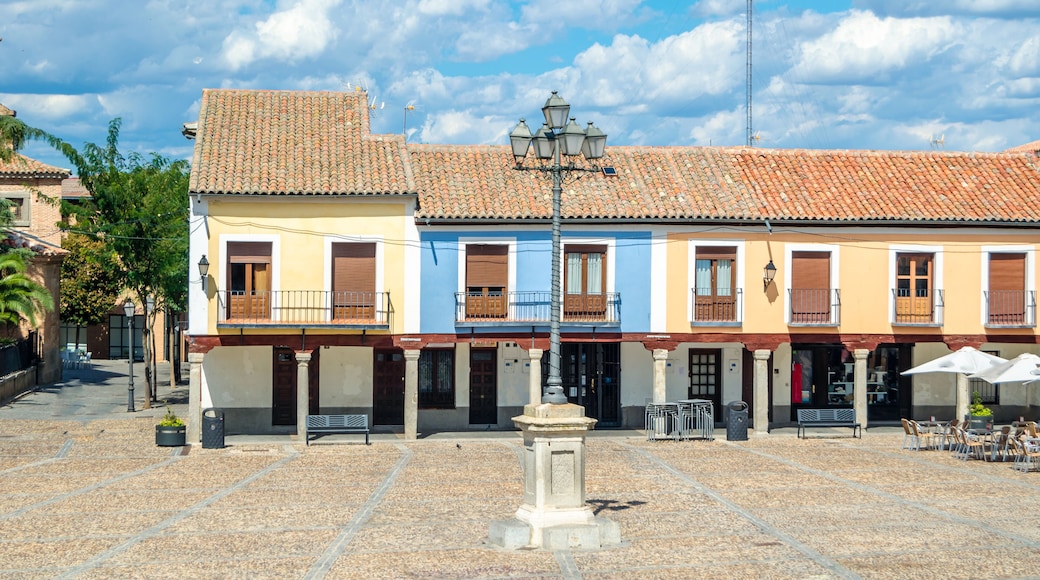 Main square in the town of Navalcarnero, Community of Madrid, Spain