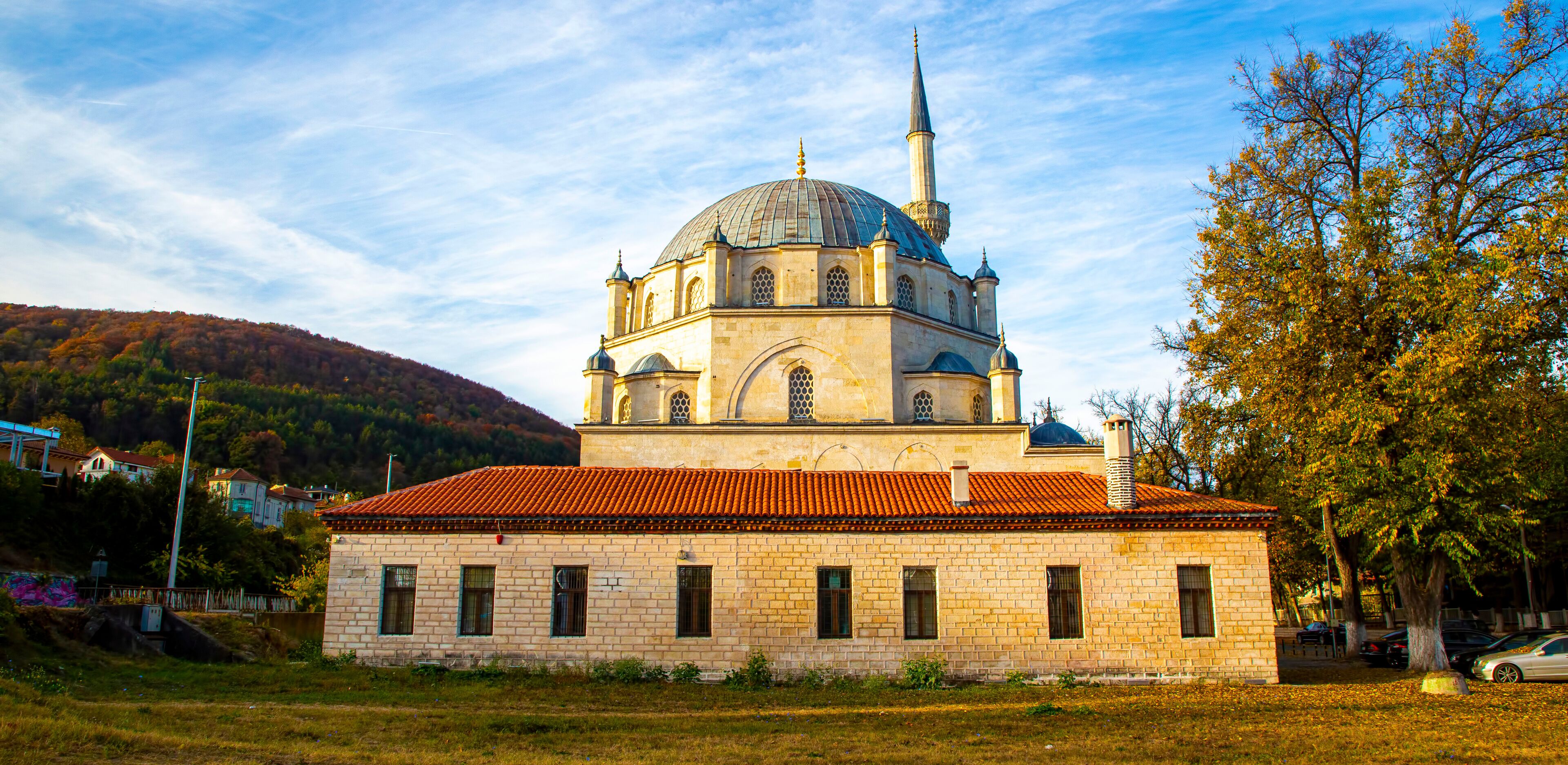 Shumen - Bulgaria, October 29, 2023, Sherif Halil Pasha Mosque, also known as Tombul Mosque