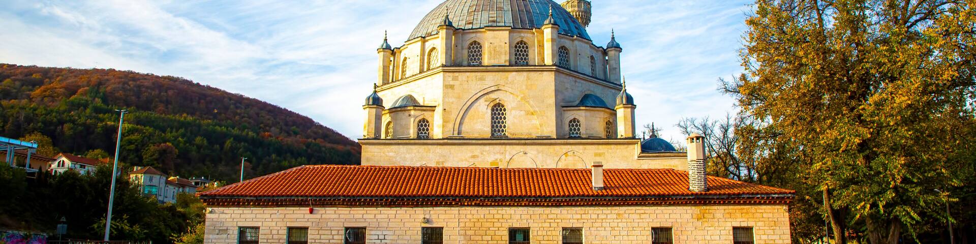 Shumen - Bulgaria, October 29, 2023, Sherif Halil Pasha Mosque, also known as Tombul Mosque