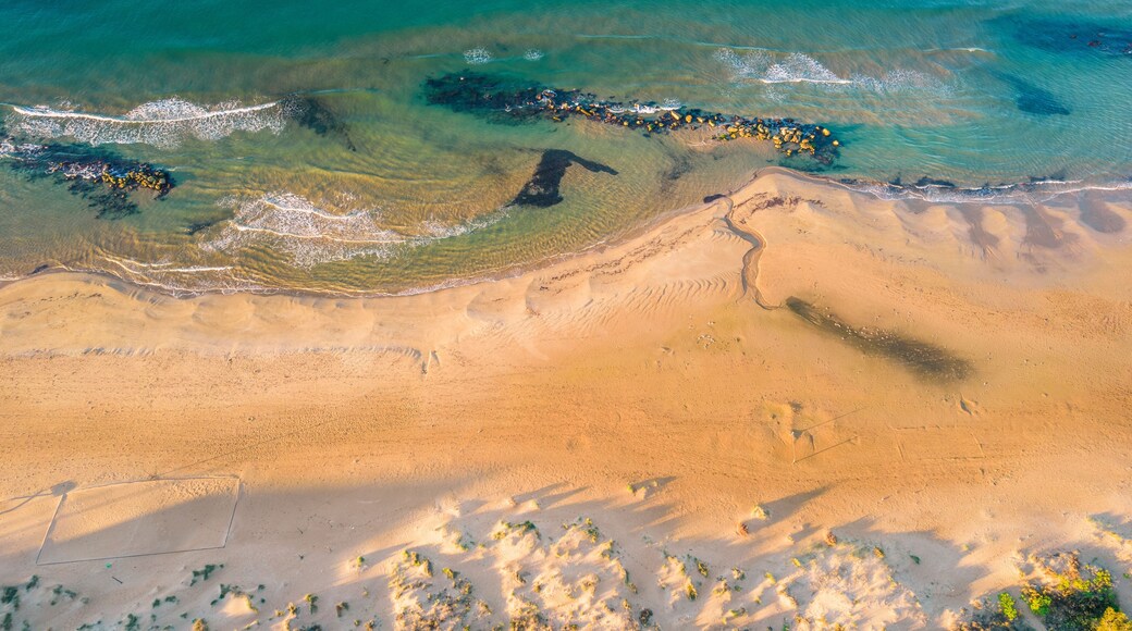 Aerial View of Donnalucata and Mediterranean Seat at Dawn, Scicli, Ragusa, Sicily, Italy, Europe