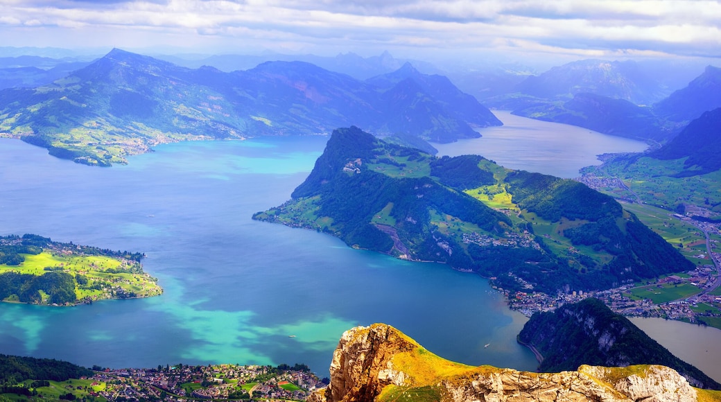 Lake Lucerne, Swiss Alps mountains, Switzerland