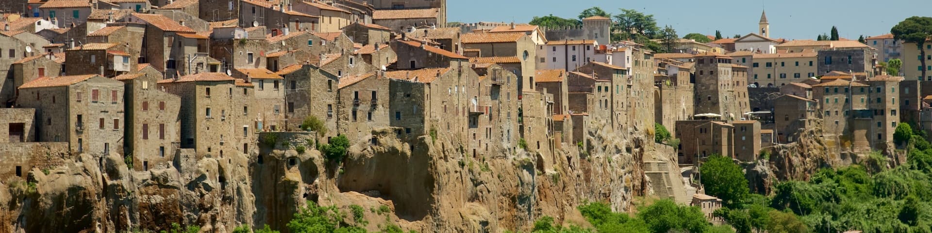 Pitigliano das einen Stadt