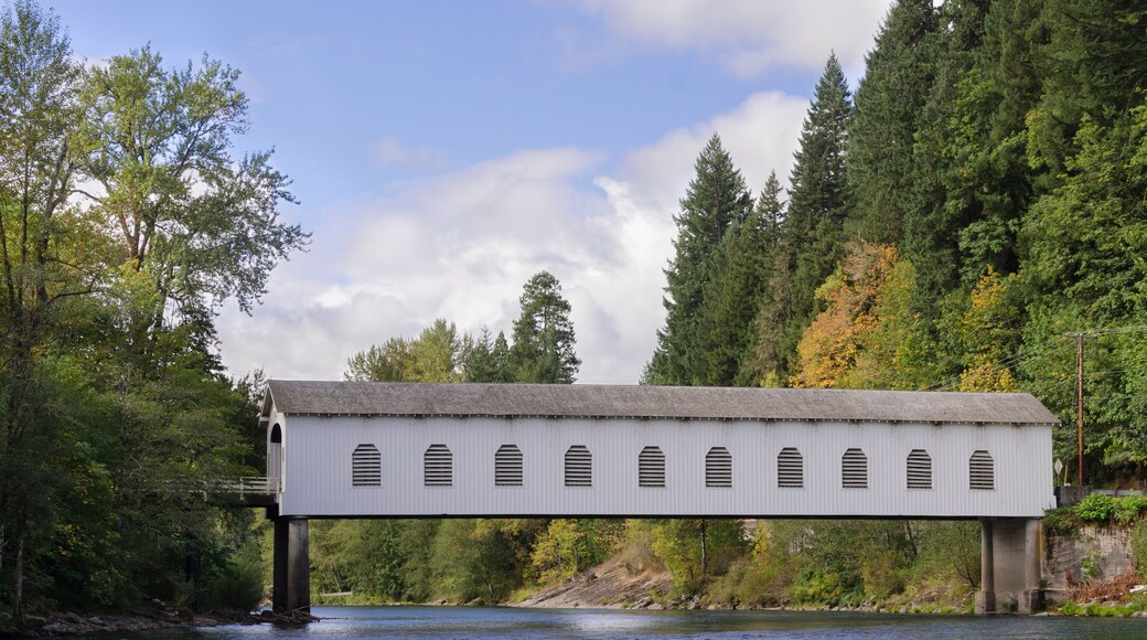 Goodpasture covered bridge from the river