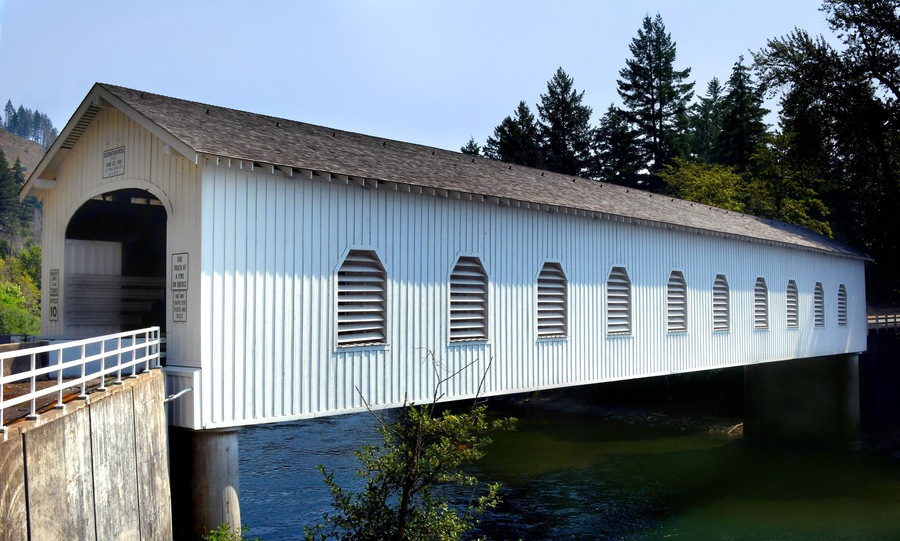 Covered Bridge on McKenzie River