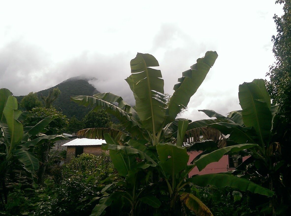 Mist above the volcanoes.