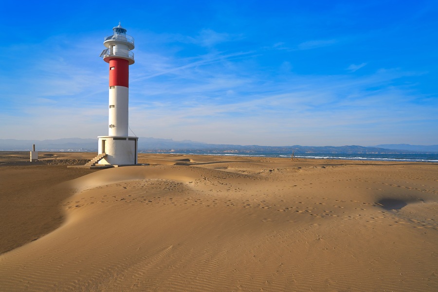 Delta del Ebro Ebre beach Punta del Fangar in Tarragona Costa Dorada Deltebre; Shutterstock ID 1345286003; Purchase Order: -