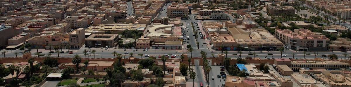 Aerial View of Tiznit, Morocco – Historic Desert City May 10,2025
