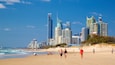 Main Beach featuring general coastal views, a skyscraper and a sandy beach