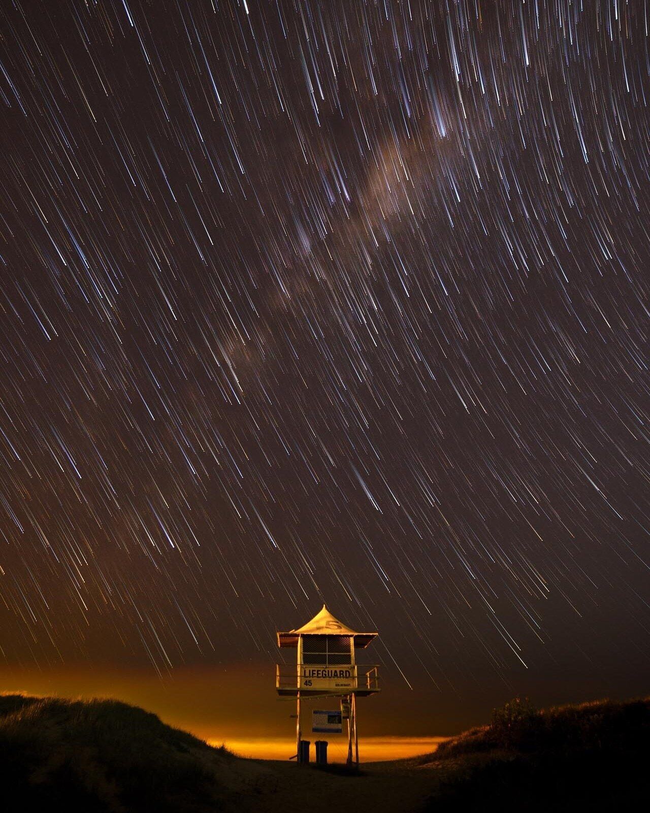 I thought this location was worth revisiting for a star trails shot, this time with the Milky Way in frame I snapped over 240 shots to create this reverse star trails image. #astro #startrails