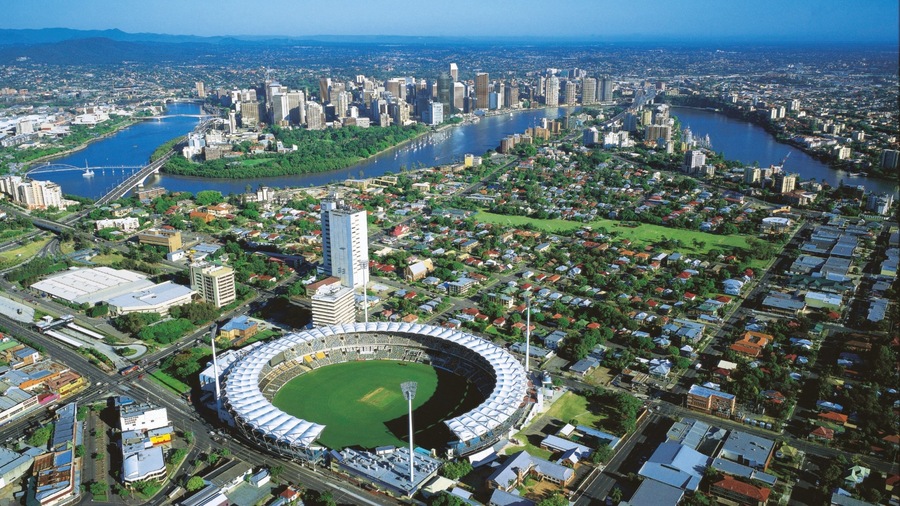 Woolloongabba featuring a city and skyline