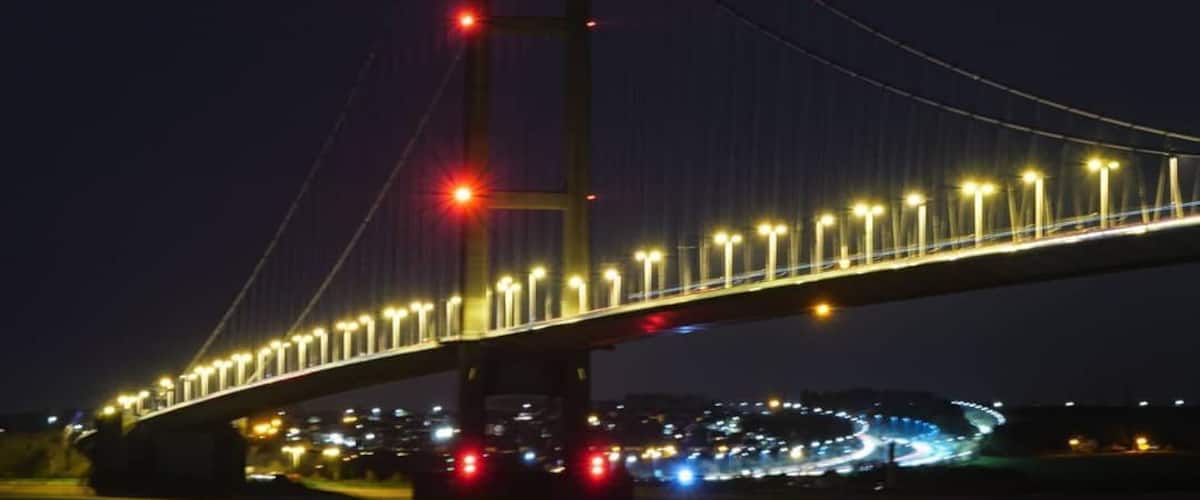 View from the Hessle, North Bank side, looking towards the South Tower on the Barton side.