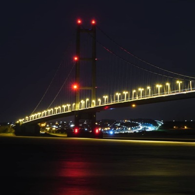 View from the Hessle, North Bank side, looking towards the South Tower on the Barton side.