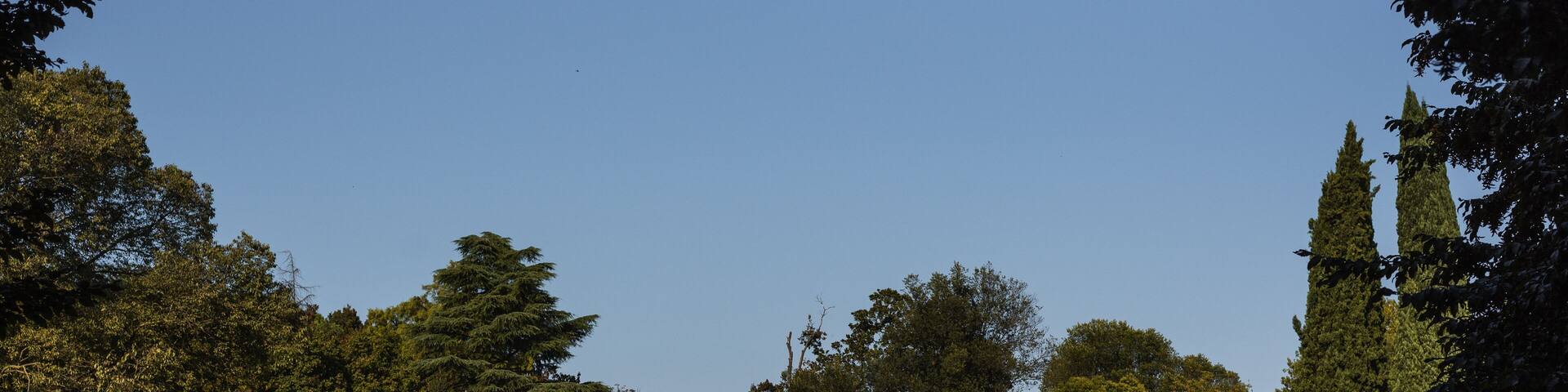 Front view of villa Belvedere in Mirano Italy