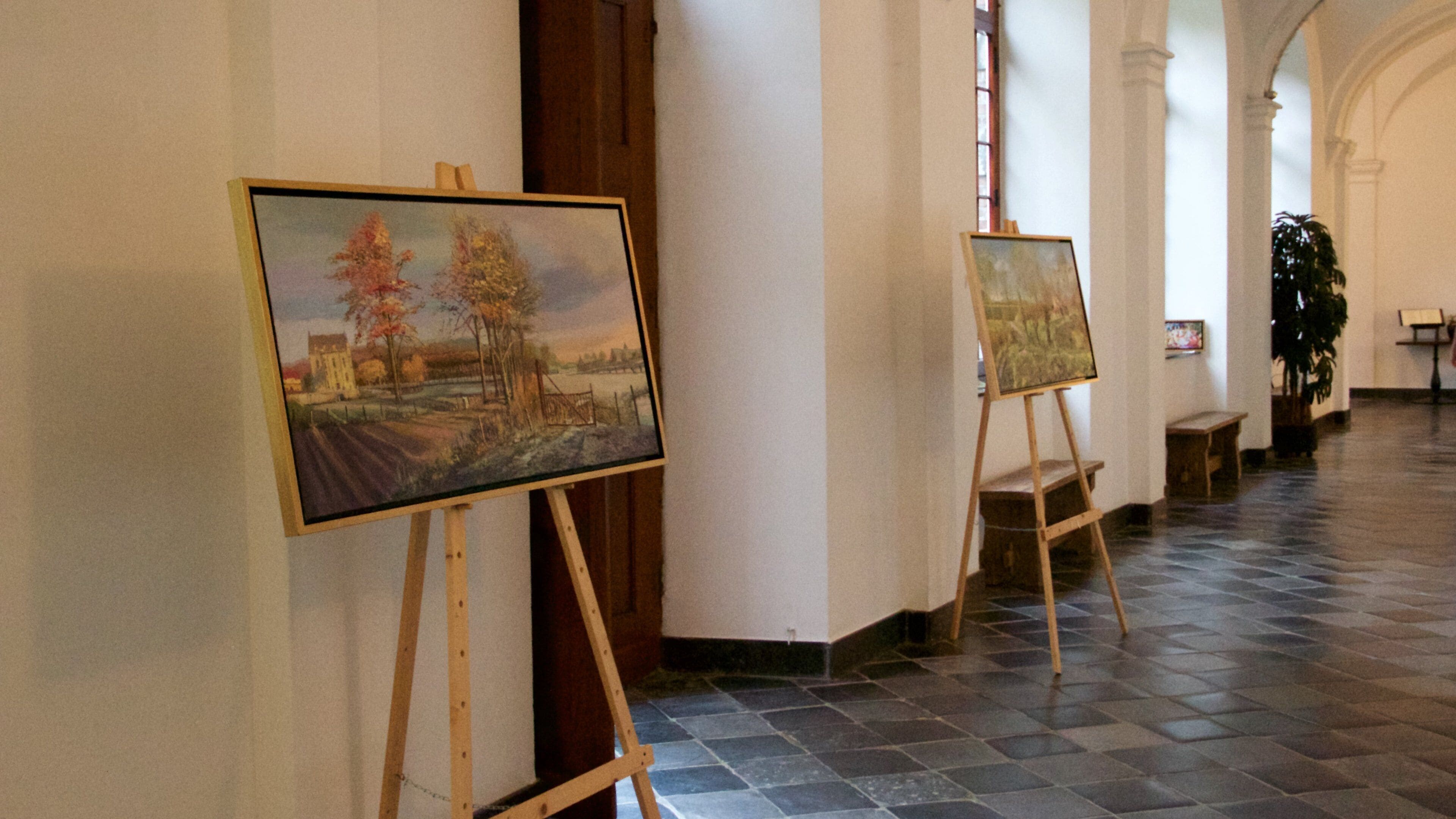 Kerkrade mit einem Innenansichten und Kunst