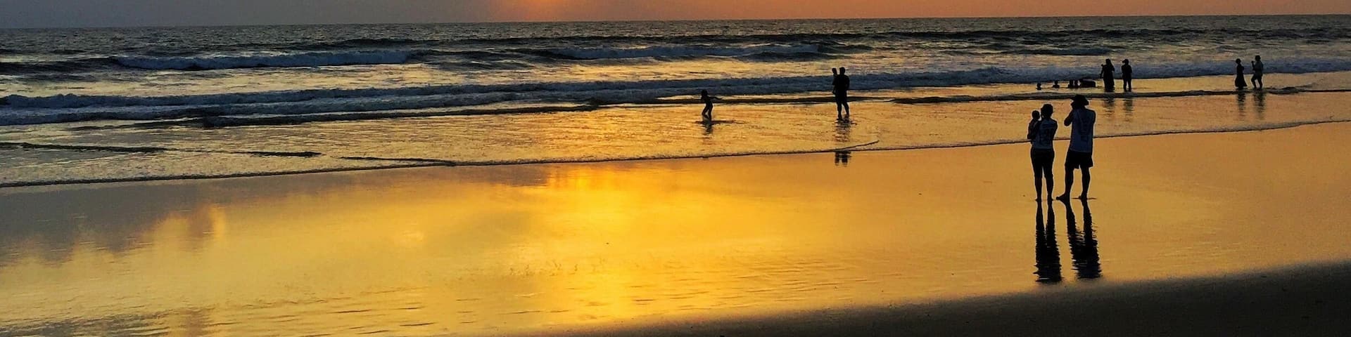 #BeachBound One of my favorites pictures of the sunset taken at Benaulim beach in Goa.... The serene sunset in Goa just makes you go wow and I am still in awe of this location as well as picture..