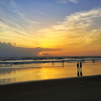 #BeachBound One of my favorites pictures of the sunset taken at Benaulim beach in Goa.... The serene sunset in Goa just makes you go wow and I am still in awe of this location as well as picture..