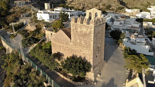 strolling through the villages of southern Spain, this time in the town of Vicar, seeing its Romanesque church and its streets full of silence and natural colors