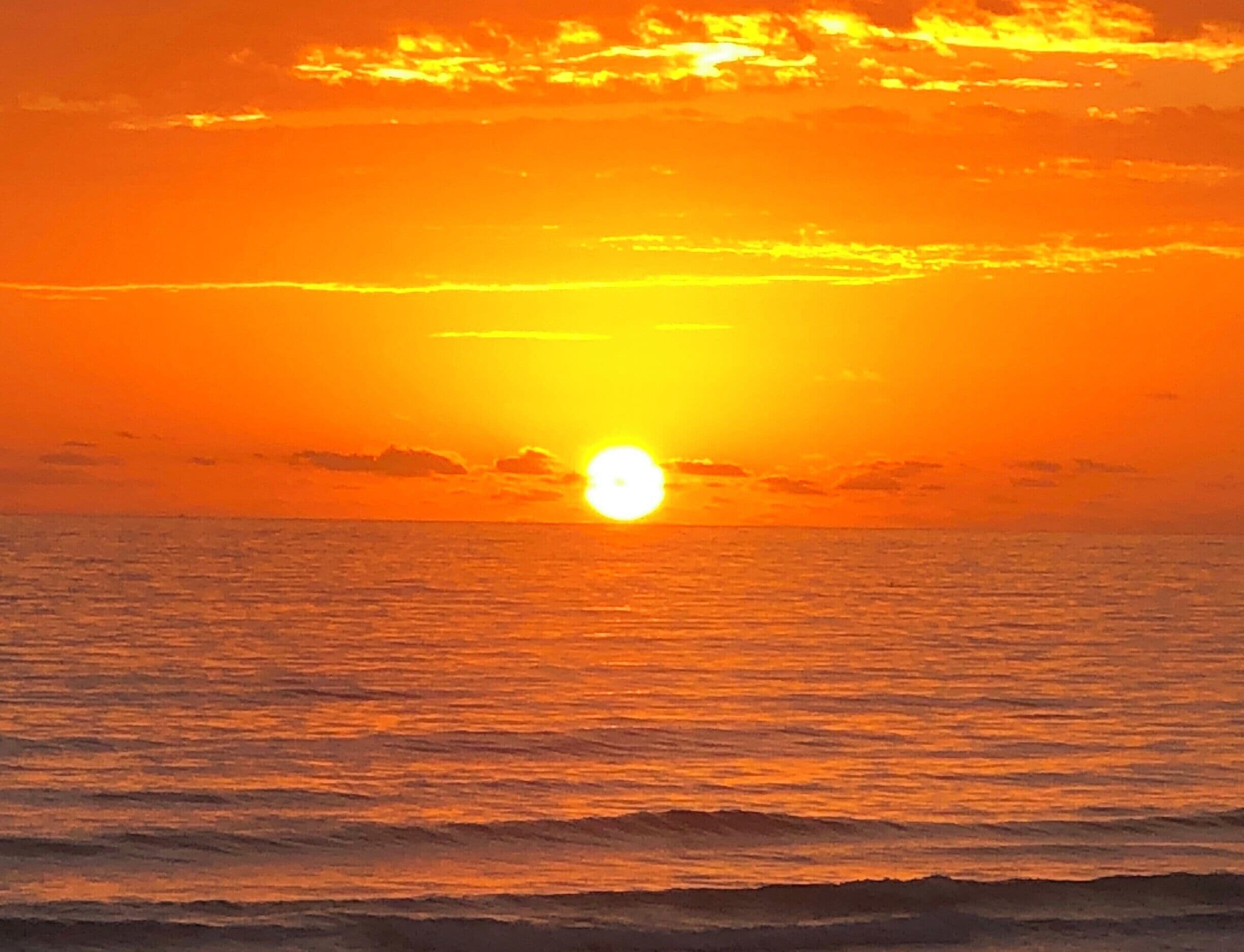 The Gold Coast is beautiful one day and perfect the next! Check out the sunrise!