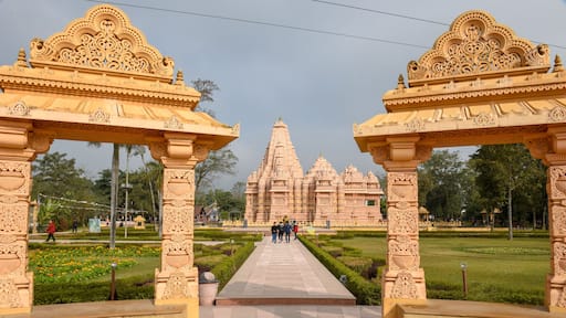Hindu temple of Shashwat Dham near Sauraha on Nepal