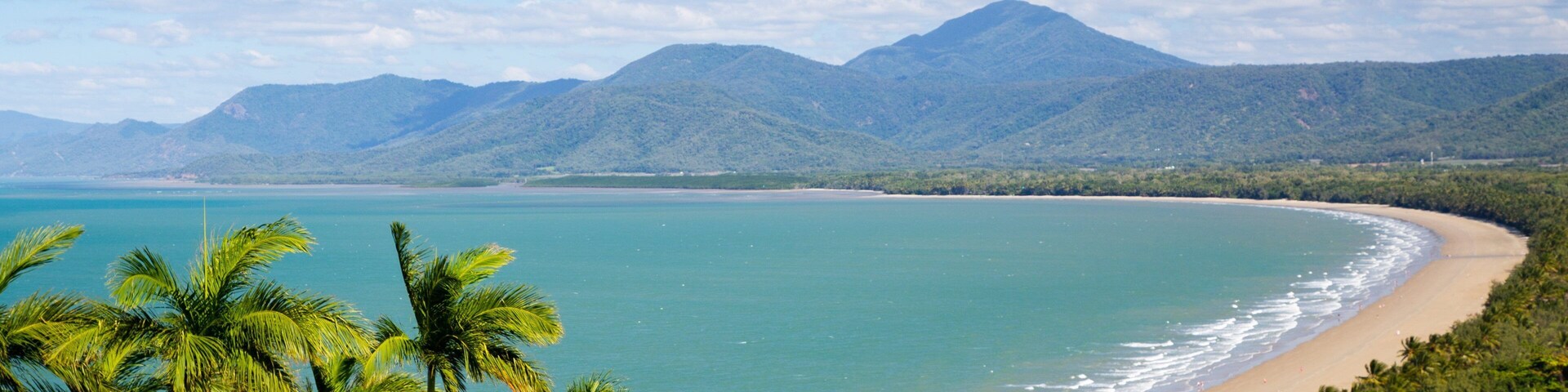 Four Mile Beach showing landscape views and general coastal views