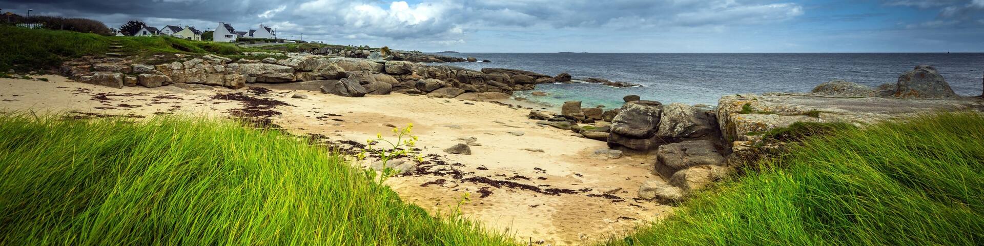 Coast in gray and green