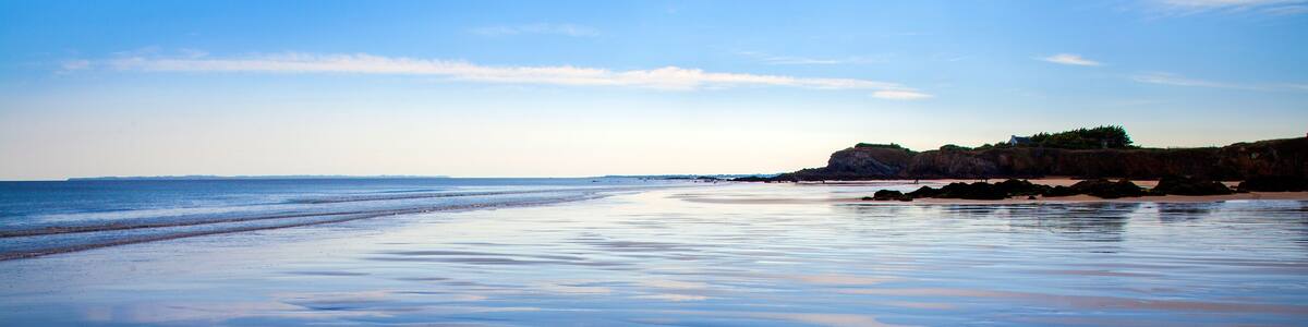 Strand in der Bretagne
