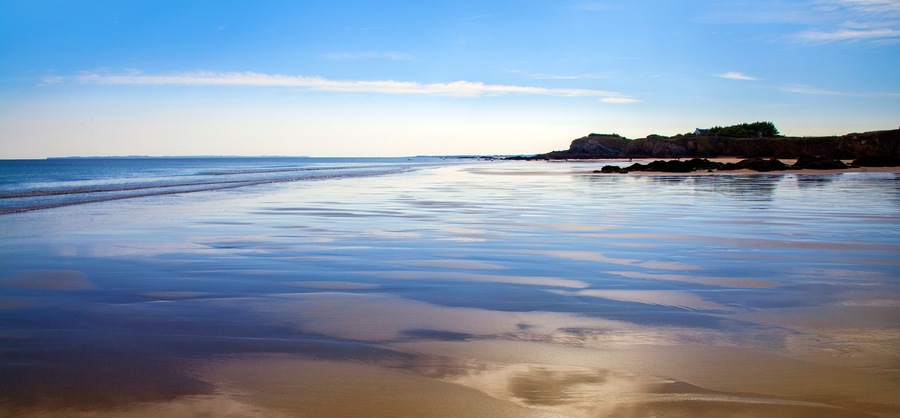 Strand in der Bretagne