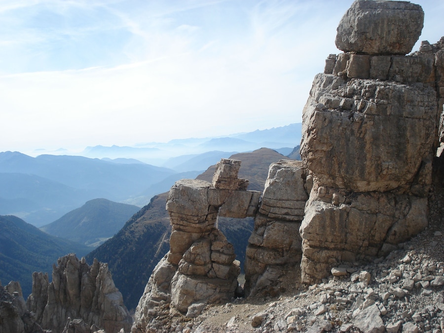 dal latemar una finestra sulla pala di santa