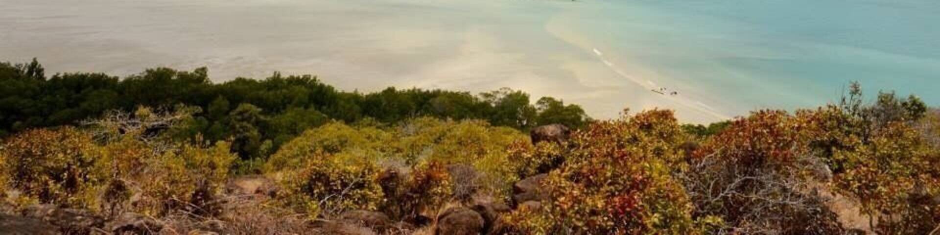 The view from the northernmost point of Australia, Cape York peninsula, 1000km driving in the middle of nowhere