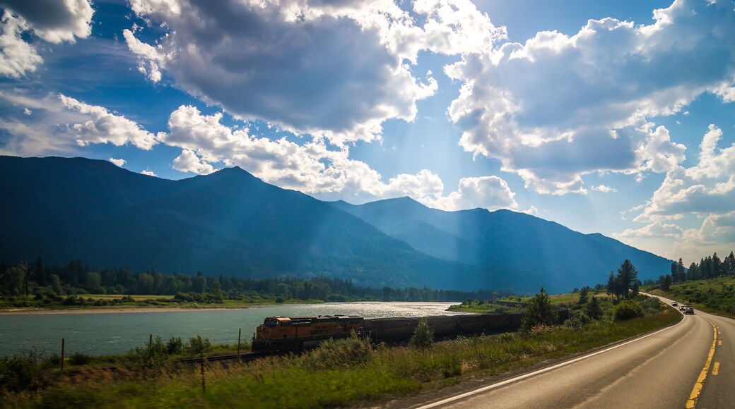 trout creek on noxon reservoir in montana