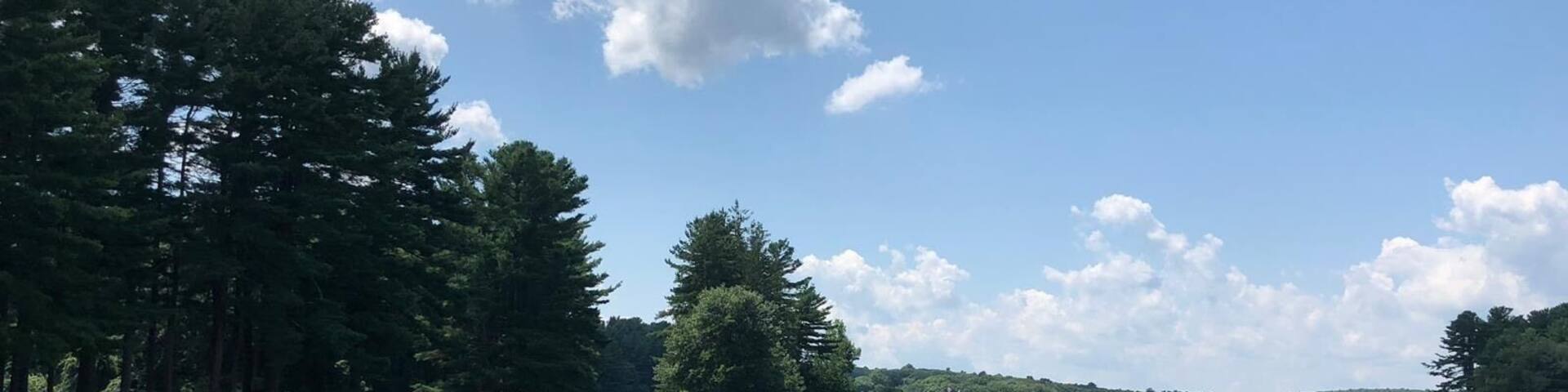 Perfect spot to bbq in the summer with a lake for quick dips nearby