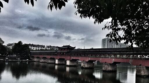 Old foot bridge still being used 300 years later.