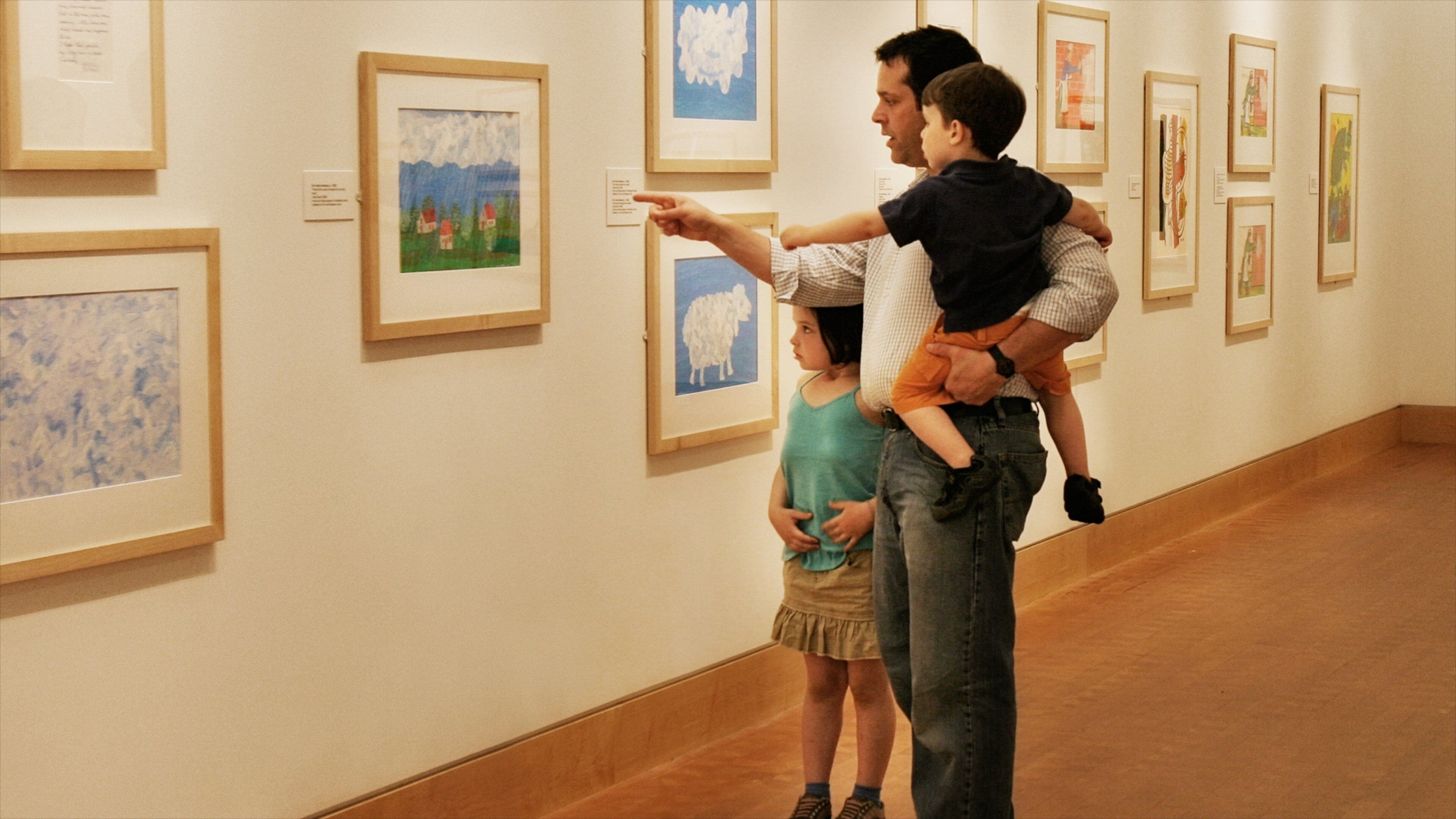 Springfield toont kunst en interieur en ook een gezin