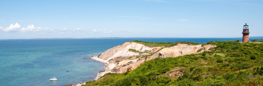 Beautiful landscape of Marthas Vineyard Island, Massachusetts.