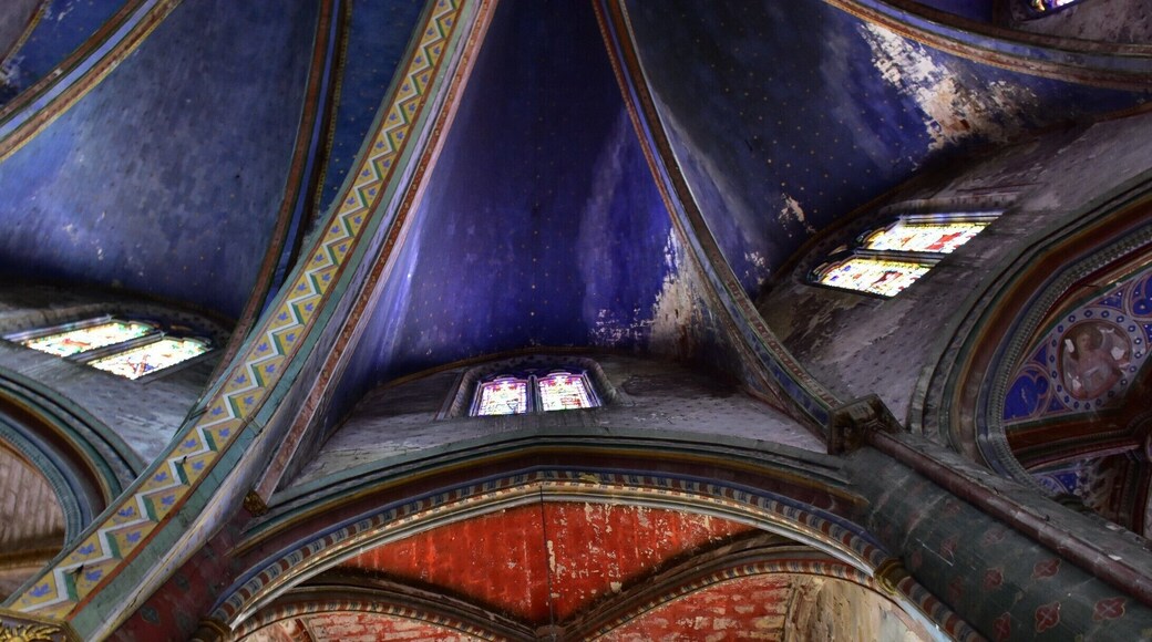 Mirepoix in the foothills of the Pyrenees is rightly famous for its gorgeous market square, but we also found its cathedral worth a look.