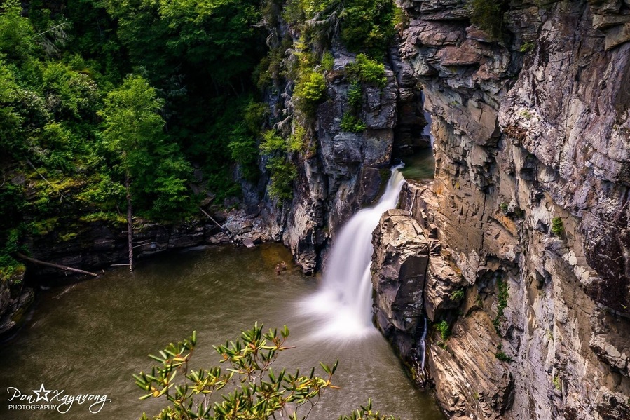 Beautiful waterfall and a good swimming spot