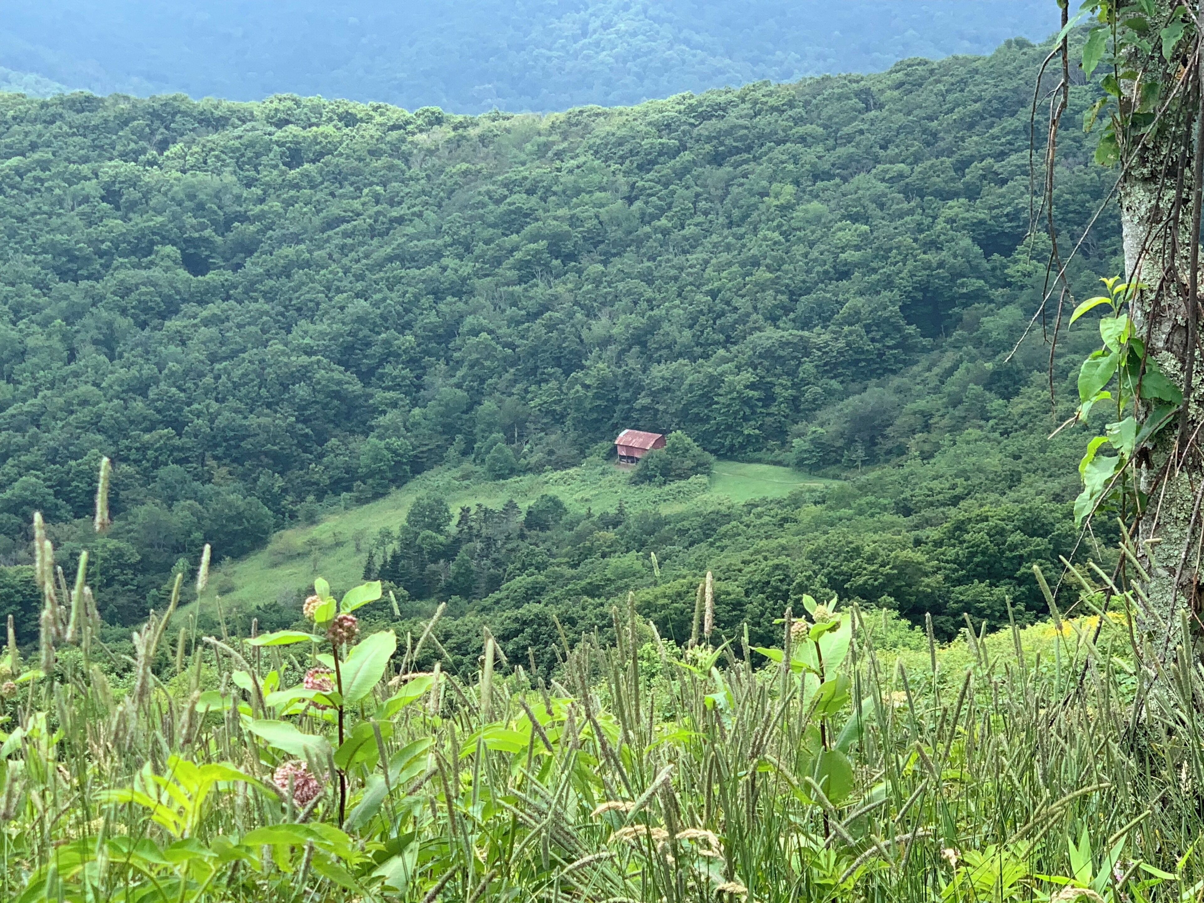Overmountain shelter from the AT.