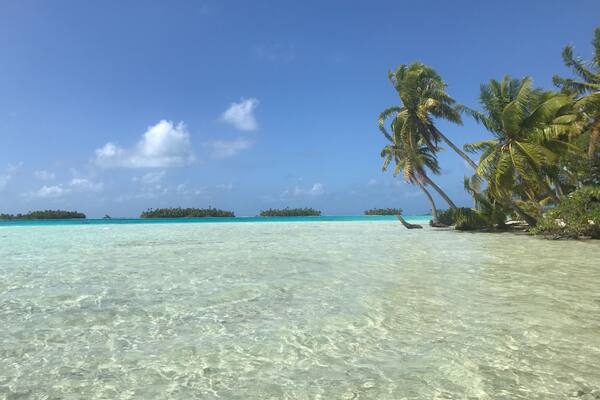 Take a day trip from the main village and visit this natural masterpiece in Rangiroa, French Polynesia.