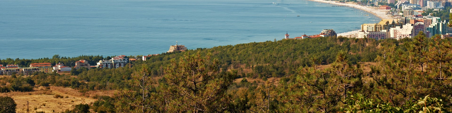 The bay of Sunny beach resort, Bulgaria