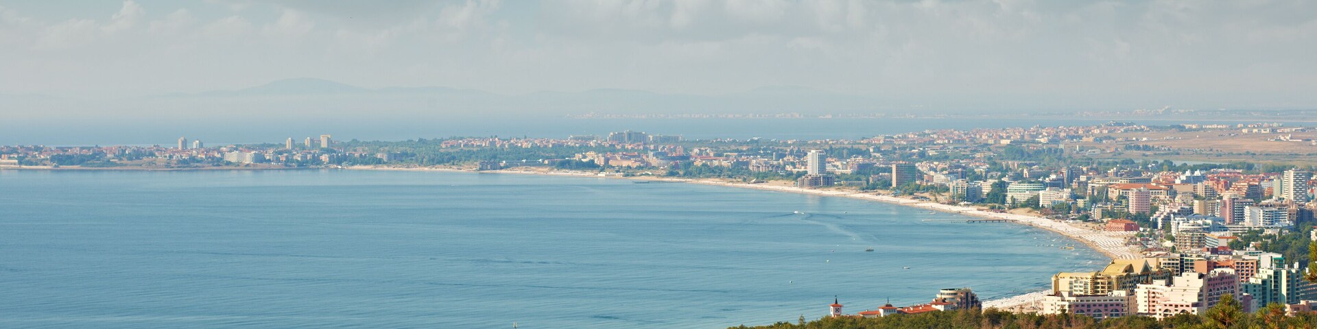 The bay of Sunny beach resort, Bulgaria